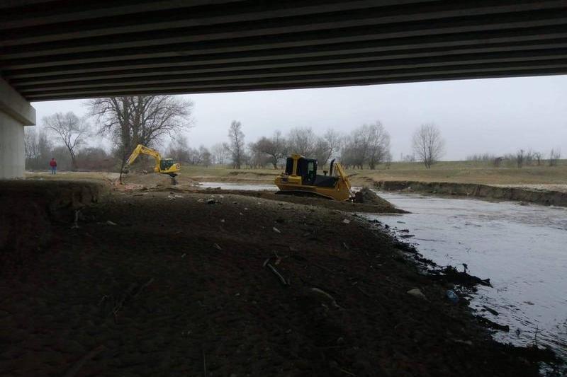 eroziune pod autostrada Deva-Orastie, Foto: Prefectura Hunedoara