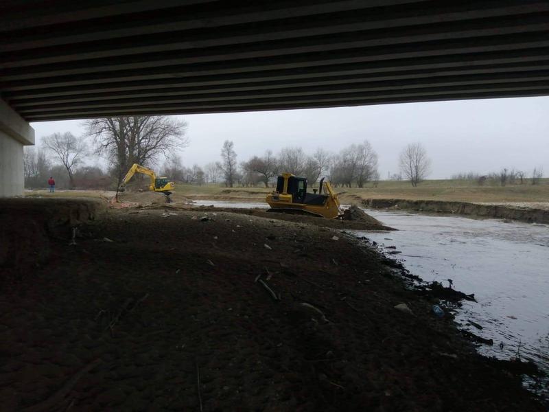 eroziune pod autostrada Deva-Orastie, Foto: Prefectura Hunedoara
