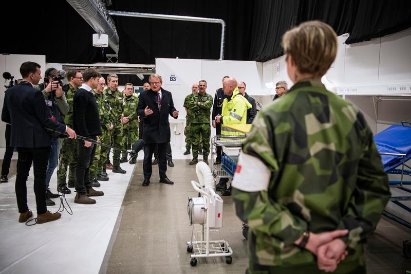 Ministrul suedez al apararii Peter Hultqvist , Foto: Jonathan Nackstrand / AFP / Profimedia Images