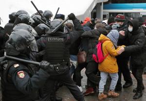 Proteste Rusia anti-Putin 23 ianuarie 2021, Foto: Gavriil Grigorov / TASS / Profimedia Images