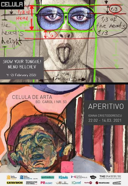 Celula de artă- expozitii in februarie 2021, Foto: Afis expozitie