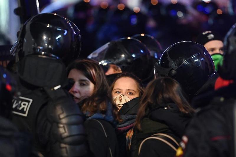 Proteste la Moscova, Foto: Kirill KUDRYAVTSEV / AFP / Profimedia