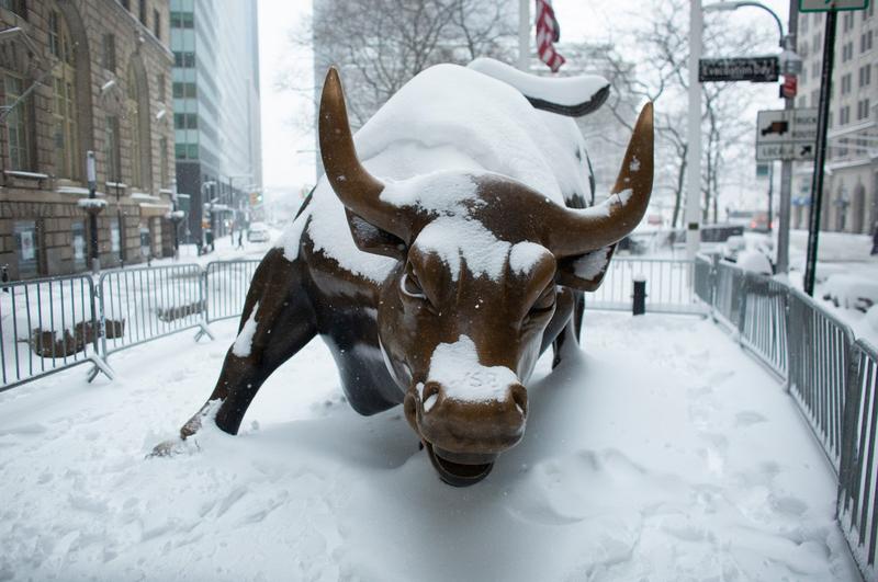 Charging Bull, taurul simbol al Wall Street, Foto: Kena Betancur / AFP / Profimedia