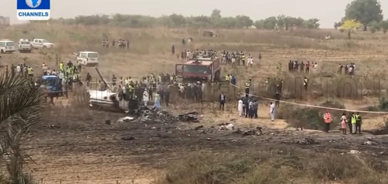 Avion militar prabusit in Nigeria, Foto: Captura YouTube