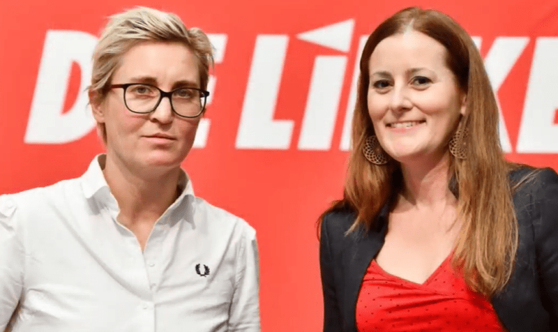 Susanne Hennig-Wellsow si Janine Wissler , Foto: Captura YouTube