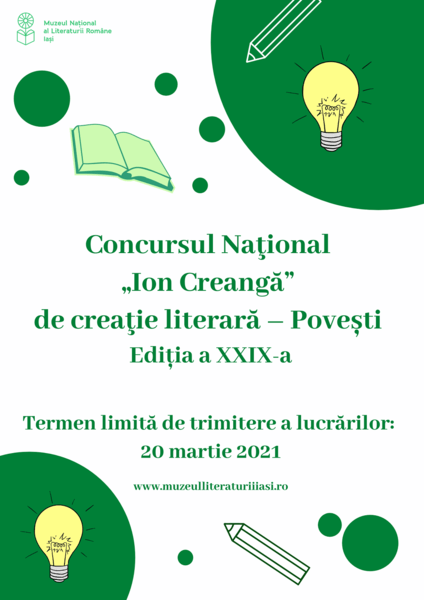 Concurs de creatie literara Povesti, Foto: Afis