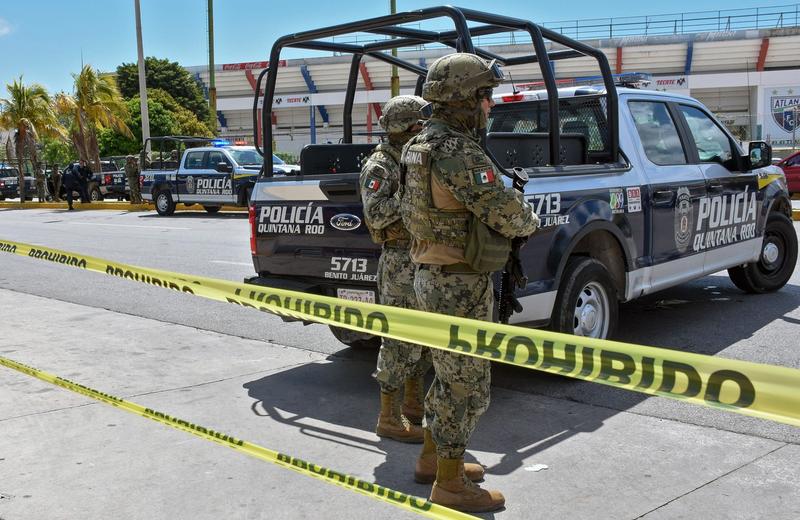 Politisti din Cancun, Foto: ELIZABETH RUIZ / AFP / Profimedia