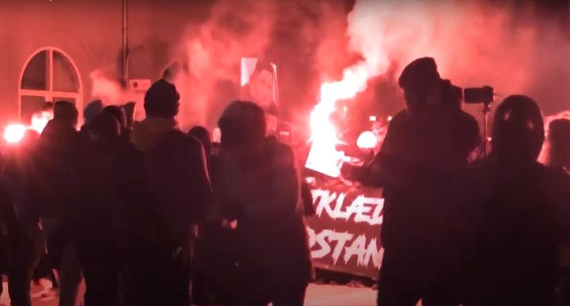 Protest Danemarca, Foto: Captura YouTube