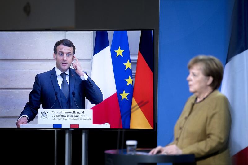 Emmanuel Macron si Angela Merkel, Foto: Stefan Boness-Ipon / Sipa Press / Profimedia Images