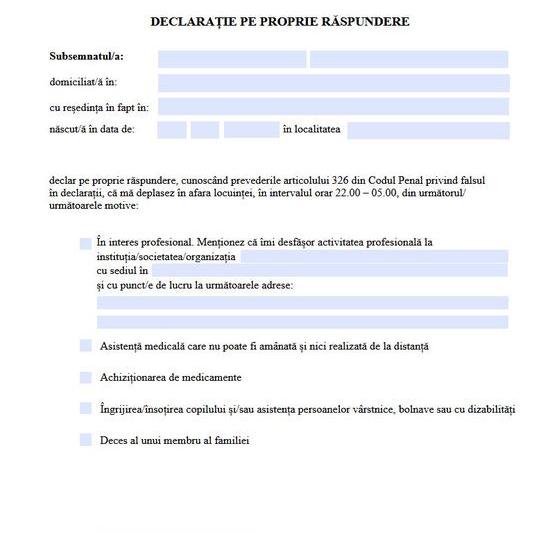 Declatie pe proprie raspundere, Foto: Hotnews