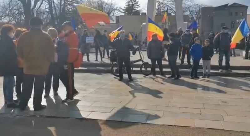 Protest Galati, Foto: Captura video