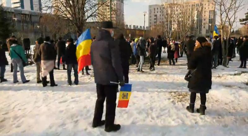 Protest Brasov, Foto: Captura video