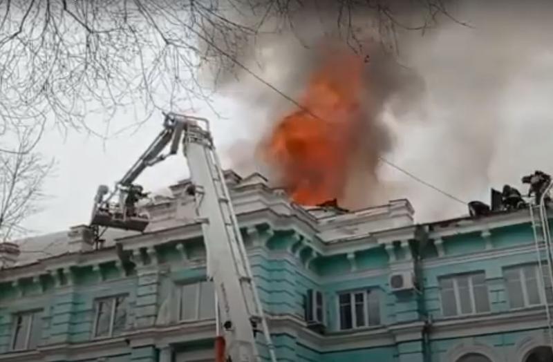 Incendiu Blagovescensk , Foto: Captura YouTube