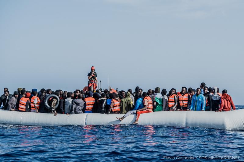 Migranti salvati, Foto: SOS Mediterranne