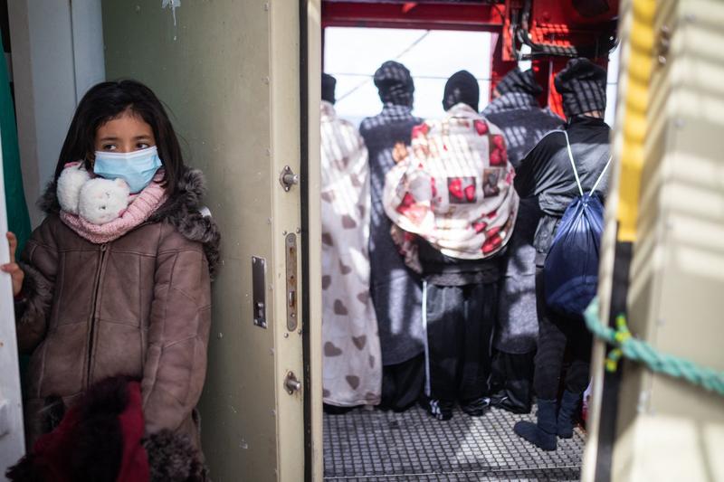 Refugiati pe nava Ocean Viking, Foto: AFP / AFP / Profimedia