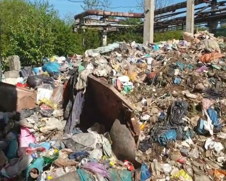 gunoaie depozitate pe platforma Nitramonia, Foto: Captura