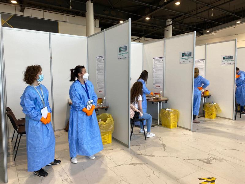 Centru de vaccinare, Foto: CNCAV
