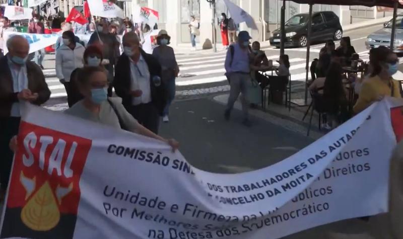Protest la Porto, Foto: Captura video