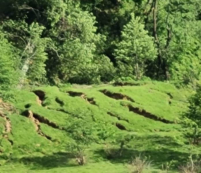 Alunecare de teren în judetul Buzau, Foto: ReporterBuzoian.ro
