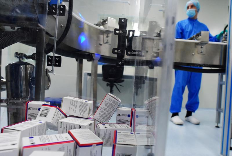 Unitate de productie a vaccinului Sputnik V, Foto: Olga Maltseva / AFP / Profimedia Images