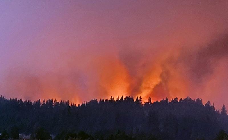 Columbia Britanica din vestul Canadei a declarat stare de urgenta din cauza incendiilor de vegetatie devastatoare, Foto: National Wildfire Coordinating G / Zuma Press