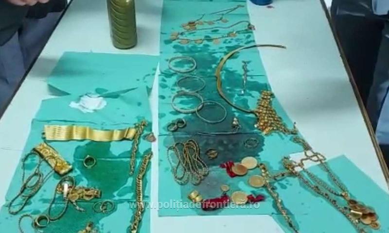 bijuterii furate, Foto: Politia de Frontiera