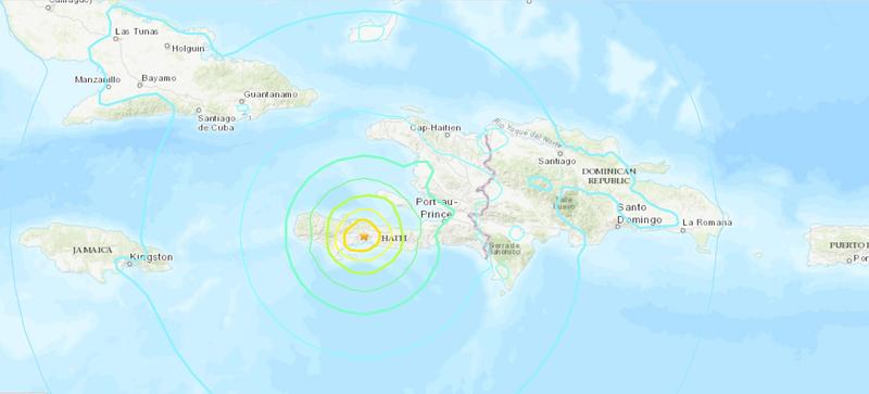 Cutremur in Haiti, Foto: USGS