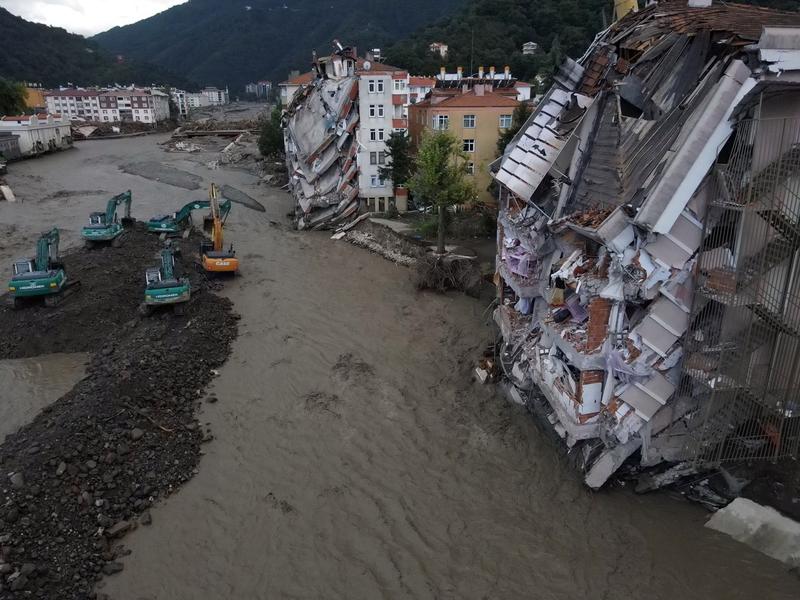 Inundatii masive in Turcia, Foto: Mustafa Kaya / Xinhua News / Profimedia