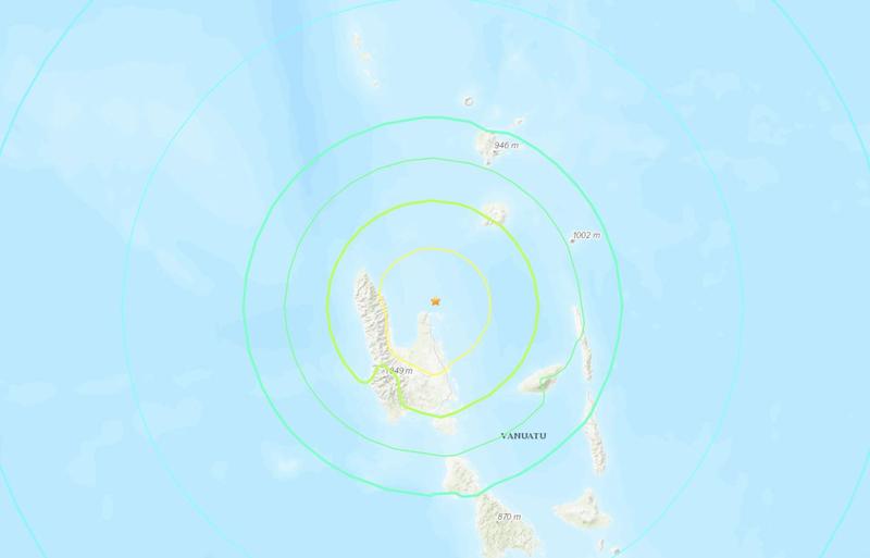 Cutremur Vanuatu, Foto: USGS