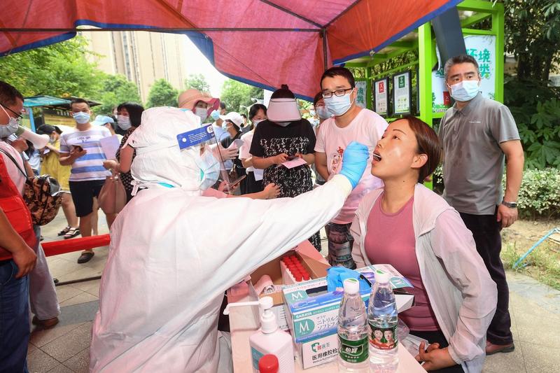 Testare Covid in China, Foto: STR / AFP / Profimedia