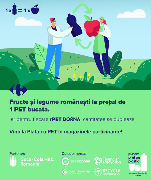 Plata cu PET - Carrefour România, Foto: Carrefour
