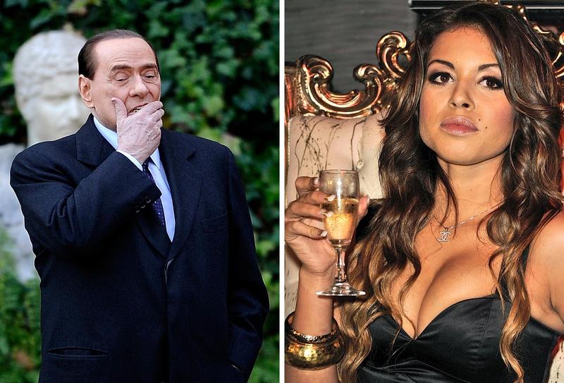 Silvio Berlusconi si Karima El Mahroug, Foto: Filippo Monteforte / AFP / Profimedia Images