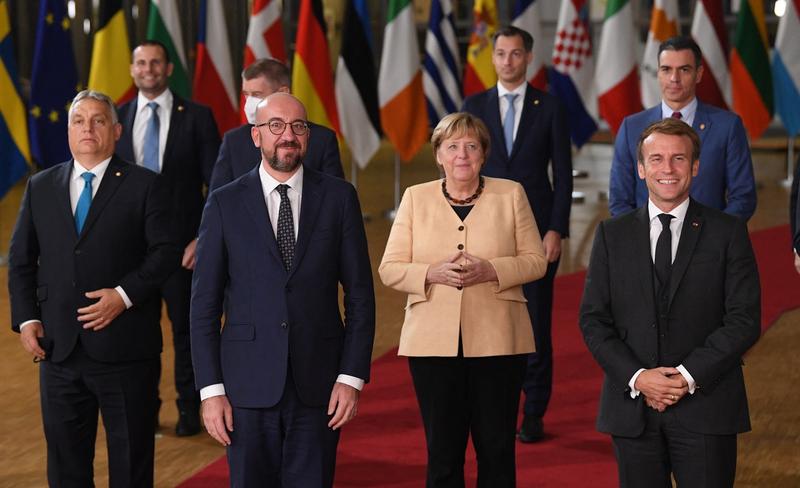 Angela Merkel si alti lideri europeni la summitul UE, Foto: JOHN THYS / AFP / Profimedia