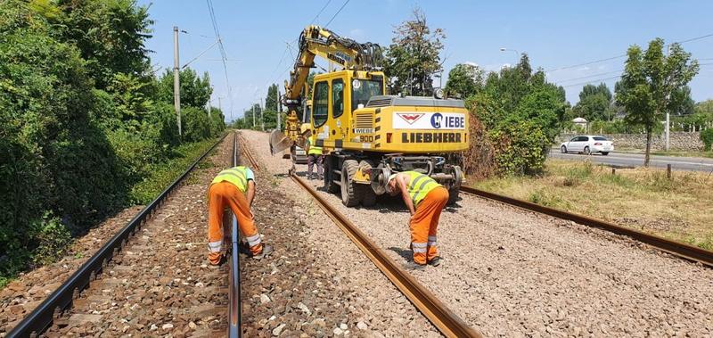 Lucrari feroviare, Foto: CFR Infrastructura