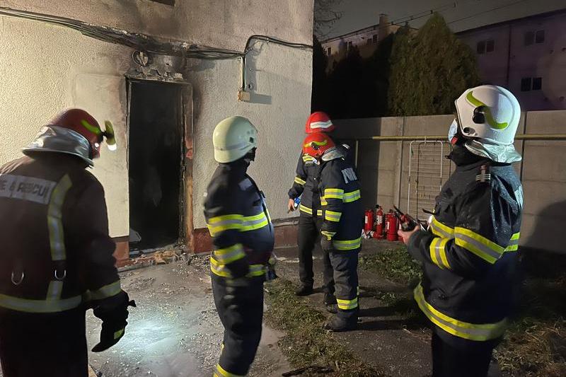 incendiul de la Spitalul Judetean Ploiesti, Foto: ISU Prahova