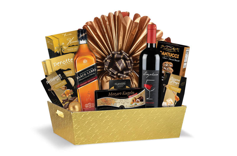 Coșuri cadou festive și delicioase pentru sărbătorile de iarnă mult așteptate, Foto: giftidea.ro