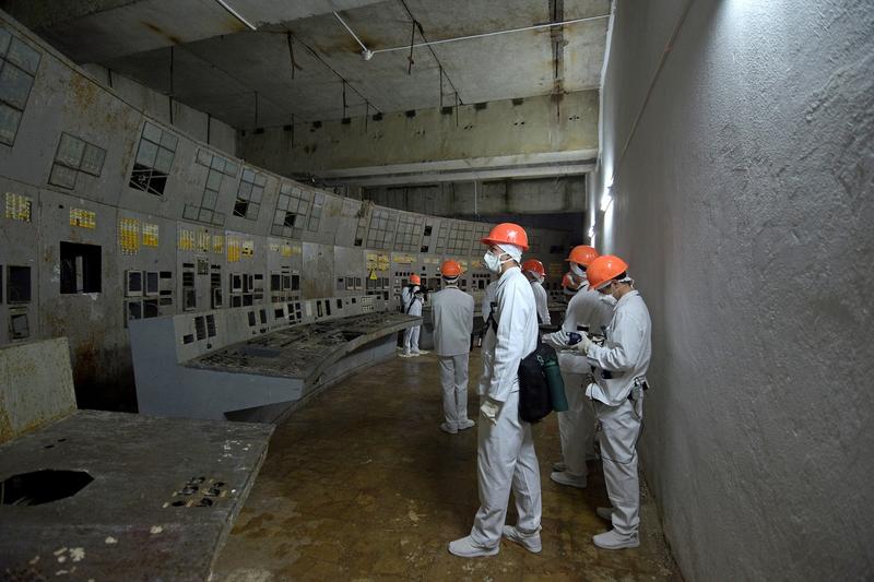 Cercetatori ucraineni la centrala de la Cernobil, Foto: SSE Chornobyl NPP / SWNS / Profimedia Images