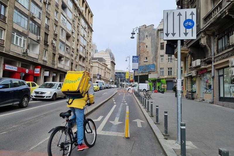 Pista de biciclete Calea Victoriei, Foto: Hotnews