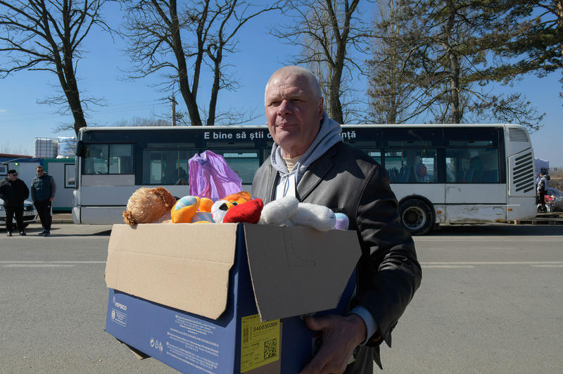 Autobuz refugiati Vama Siret, Foto: Israel Fuguemann/SOPA Images/Shutterstock Editorial/Profimedia Images