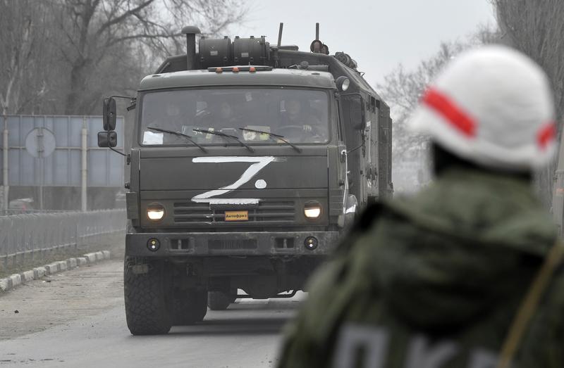 Camion al armatei ruse in Ucraina, Foto: Konstantin Mihalchevskiy / Sputnik / Profimedia