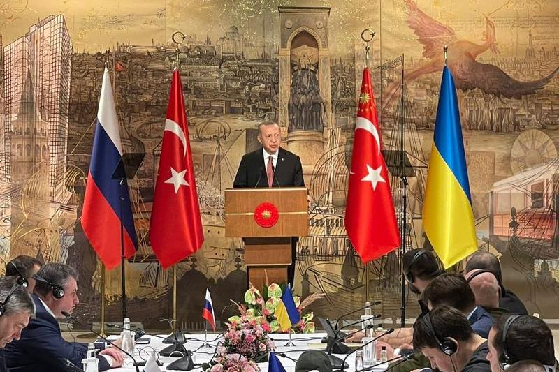 Imagine din timpul negocierilor ruso-ucrainene din Istanbul, Foto: Profimedia Images