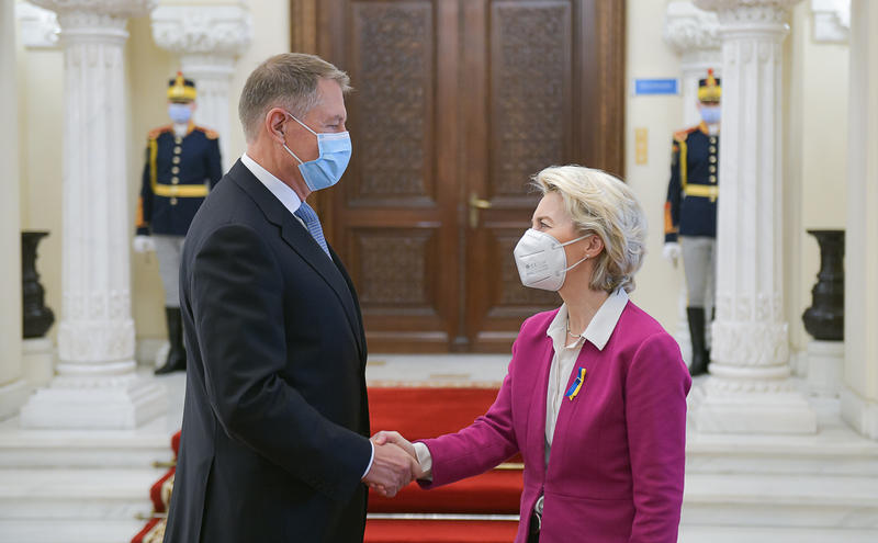 Klaus Iohannis si Ursula von der Leyen, la Cotroceni, Foto: Presidency.ro