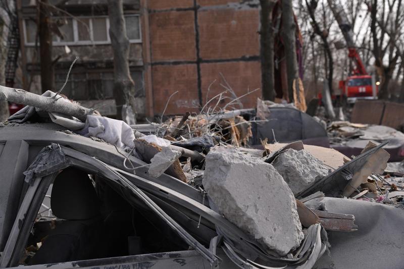 Distrugeri în Donețk după bombardamente, Foto: Viktor Antonyuk / Sputnik / Profimedia Images