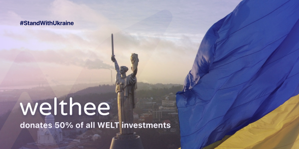 Welthee donează 50% din încasările pe luna martie, pentru persoanele afectate de războiul din Ucraina, Foto: Welthee