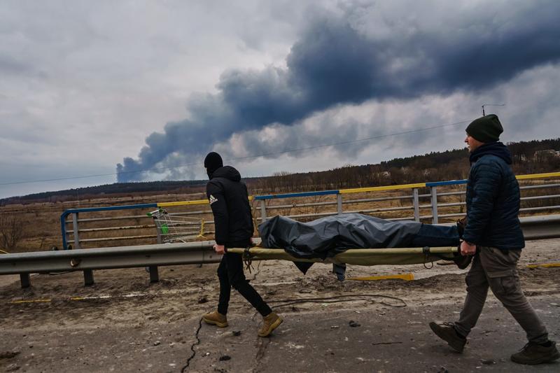 Victime la Irpin, lângă Kiev, Foto: MARCUS YAM/LOS ANGELES TIMES / Shutterstock Editorial / Profimedia