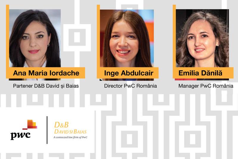 Ana-Maria Iordache, Inge Abdulcair, Emilia Dănilă, Foto: PwC România