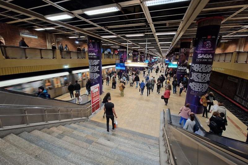 La metrou în București, Foto: HotNews.ro / Victor Cozmei