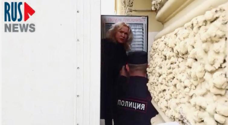 Jurnalista din Rusia arestata, Foto: Captura