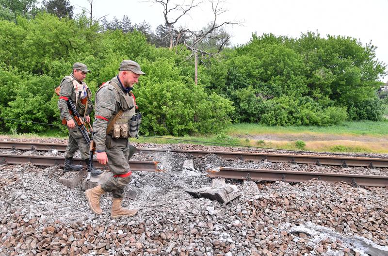 Cale ferată distrusă în Ucraina, Foto: Viktor Antonyuk / Sputnik / Profimedia Images