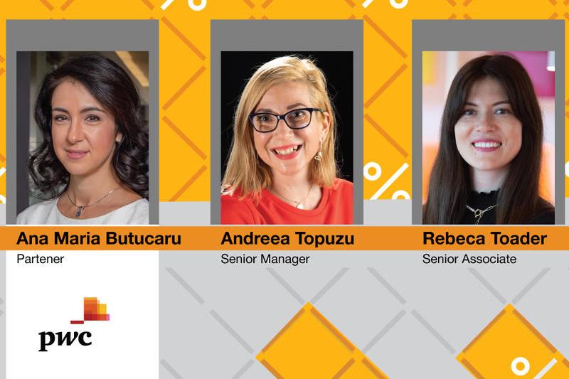 Ana-Maria Butucaru, Andreea Topuzu, Rebeca Toader , Foto: PwC România